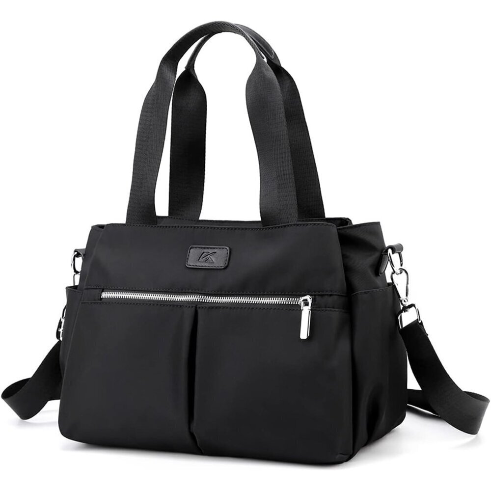 Hobo Handbags Light Nylon Crossbody Bags for Women, Multi Compartment Work Going